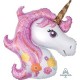 Globo Unicornio magico 83 cm foil aire o helio