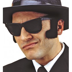 Patillas negras Blues brothers