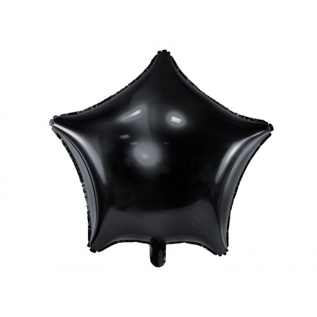 Globo forma estrella 48 cm negro