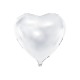 Globo forma corazon 45 cm blanco