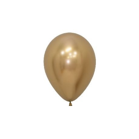 Globo Reflex Sempertex oro 12 uds de 30 cm R12