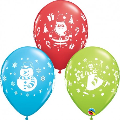 Globos Feliz Navidad 6 uds