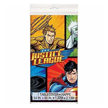 Mantel liga de justicia plastico 137x213 cm