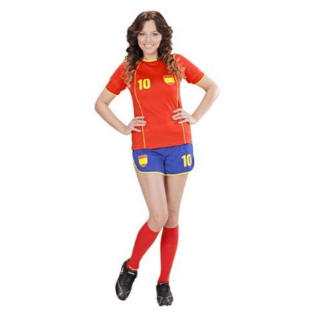 Disfraz jugadora de futbol espana talla s 97981