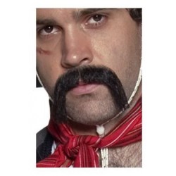 Bigote mejicano autentico duro oeste deluxe