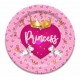 Platos cumpleanos princess 8 uds 23 cm