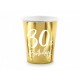 Vasos 30 cumpleanos oro brillo 6 uds