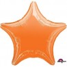 Globo estrella naranja 46 cm para helio o aire