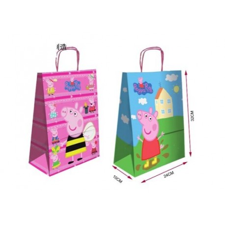 Bolsa regalo peppa pig 32x24x10 cm