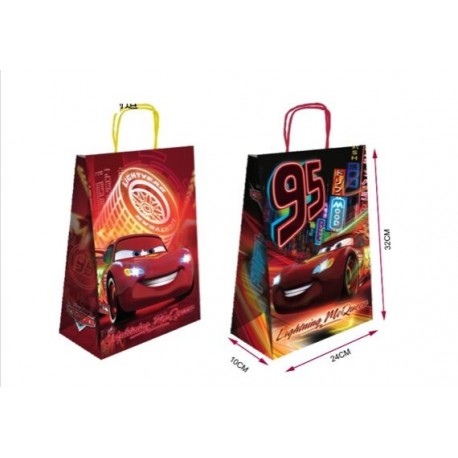 Bolsa regalo cars 32x24x10 cm