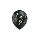 Globos negros revelacion sexo bebe 8 uds 30 cm