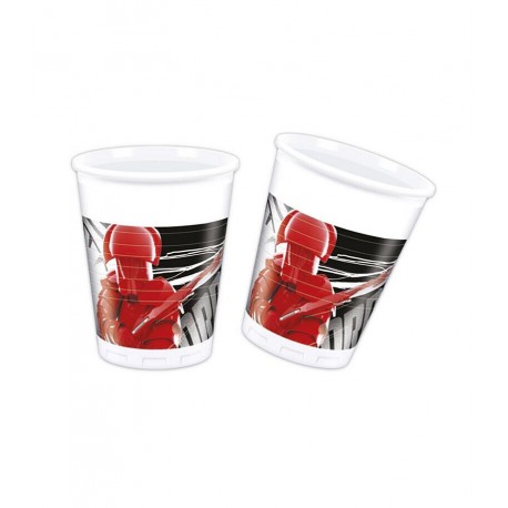 Vasos cumpleanos Star Wars VIII 8 uds