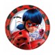 Platos Ladybug cumpleanos 23 cm 8 uds