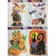 Pegatinas cristal halloween bruja