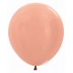 Globo R18 oro rosa Sempertex 45 cm 6 uds