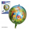 Globo animales de jungla redondo 4 D