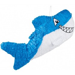 Pinata forma tiburon Baby Shark romper 27 x 60 cm