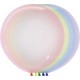 Globos surtido de colores cristal pastel sempertex R24 50 cm 10 uds