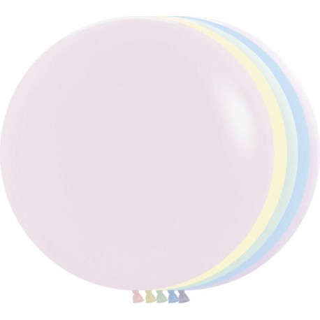 Globos surtido de colores pastel sempertex R24 50 cm 10 uds