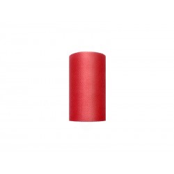 Tul rojo en rollo 0.08 x 20m