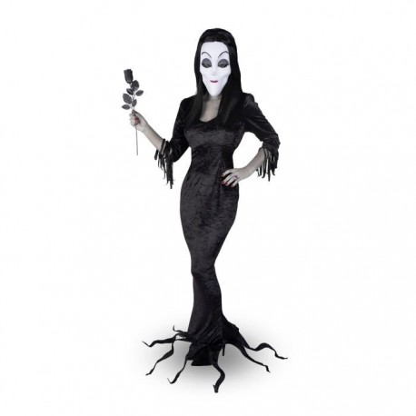 Disfraz Morticia Addams talla S