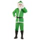 Disfraz papa noel verde para adulto talla L