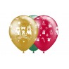 Globos Reyes Magos 8 uds 30 cm
