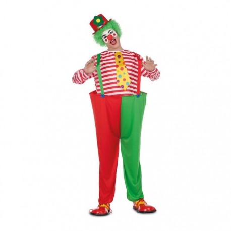 Disfraz payaso con aro talla ML hombre