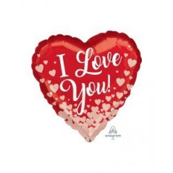 Globo corazon san valentin I love you 45 cm