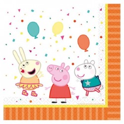 Servilletas cumpleanos Peppa pig 20 uds 33 cm