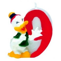 Vela Pato Donald Nº 9 Disney