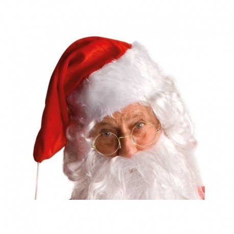 Gafas santa claus doradas para adulto