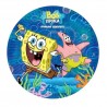 Platos Bob Esponja cumpleaños 8 uds 23 cm