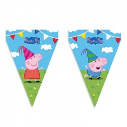 Banderin cumpleaños Peppa Pig 2,10 cm