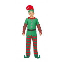 Disfraz Elfo de navidad para nino talla 3 4 anos