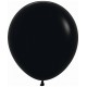 Globos R18 negro 15 uds de 45 cm Sempertex