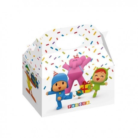 Cajitas detalles chuches pocoyo 12 uds 16x16x10 cm