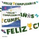 Guirnalda Feliz cumpleanos Futbol 4 metros