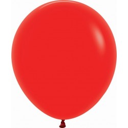 Globos R18 rojo 15 uds de 45 cm Sempertex