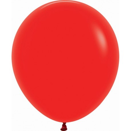 Globos R18 rojo 15 uds de 45 cm Sempertex