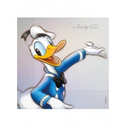 Servilletas Disney Donald 100 anos 20 uds 33 cm