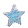 Piñata estrella plata 44 cm para romper