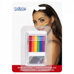 Barras maquillaje stick arcoiris bandera orgullo