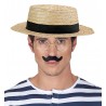 Sombrero canoutier de paja gondolero veneciano