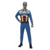 Disfraz Capitan America original para hombre talla XL