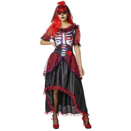 Disfraz La Catrina para mujer talla L