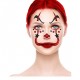 Maquillaje payaso IT glitter face