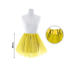 Tutu Amarillo 40 cm falda de tul