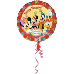 Globo Mickey Mouse y amigos cumpleanos 45 cm