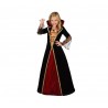 Disfraz vampiresa negro y rojo deluxe talla 3-4 años